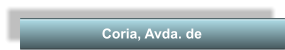 Coria, Avda. de